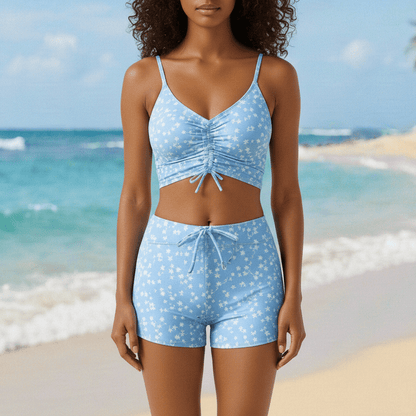 Comfortable Women's Swim Set with Shorts