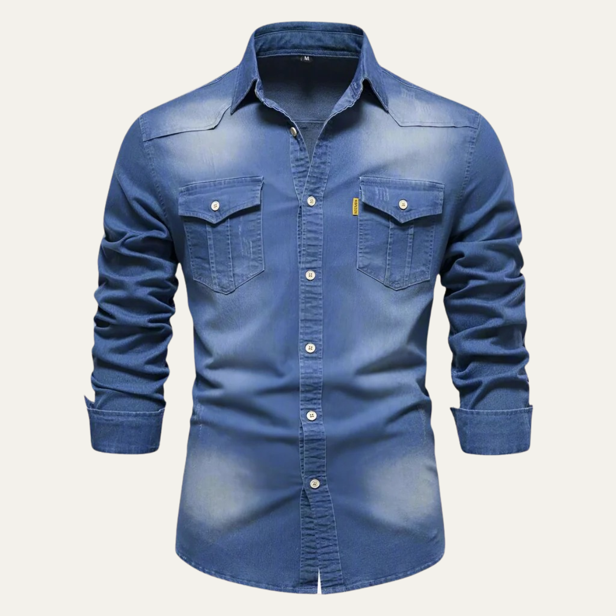 Men's Denim Casual Shirt - OutfitLondon