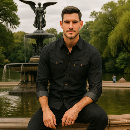 Men's Denim Casual Shirt