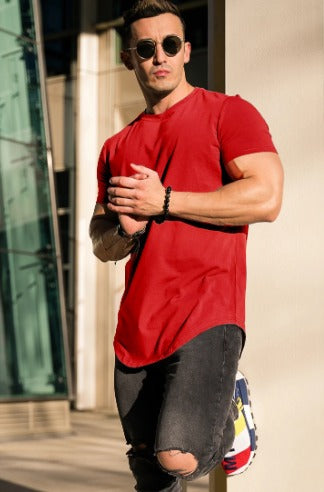 Slim Fit Sports Tee - Breathable Quick Dry Fabric