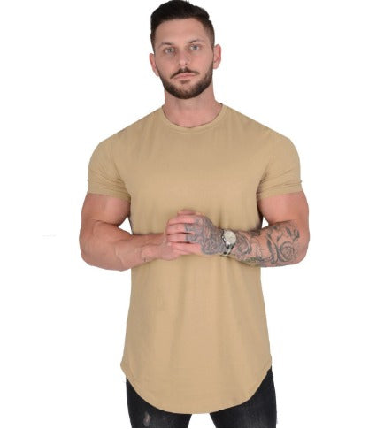 Slim Fit Sports Tee - Breathable Quick Dry Fabric
