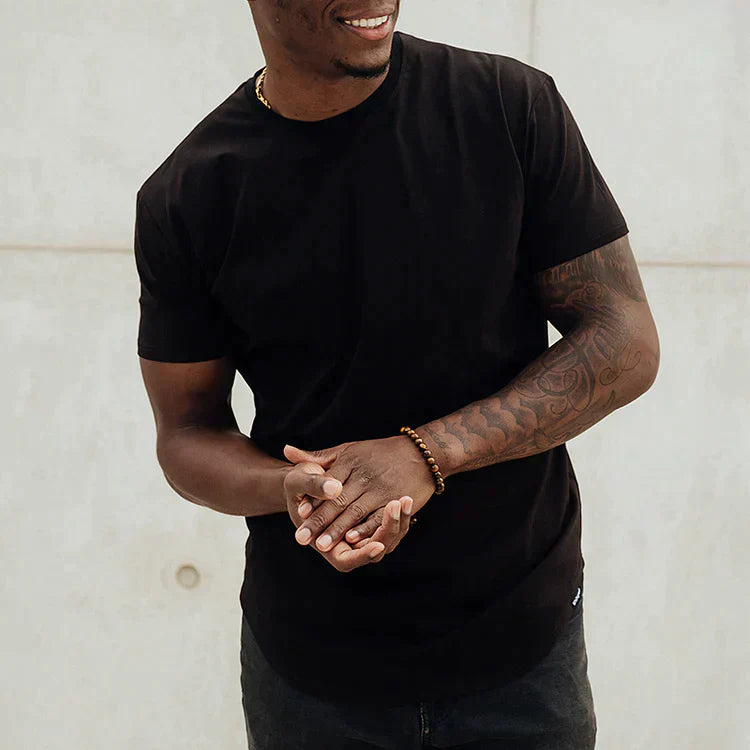 Slim Fit Sports Tee - Breathable Quick Dry Fabric