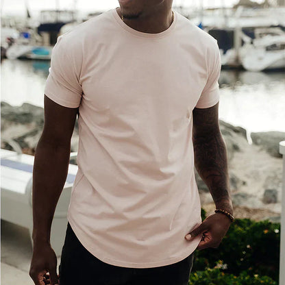 Slim Fit Sports Tee - Breathable Quick Dry Fabric