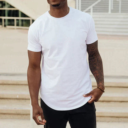 Slim Fit Sports Tee - Breathable Quick Dry Fabric - OutfitLondon