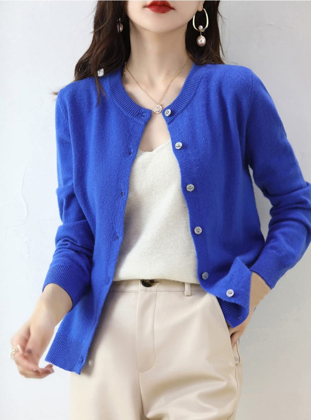 Classic Ladies Simple Knit Sweater