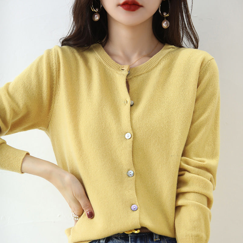 Classic Ladies Simple Knit Sweater