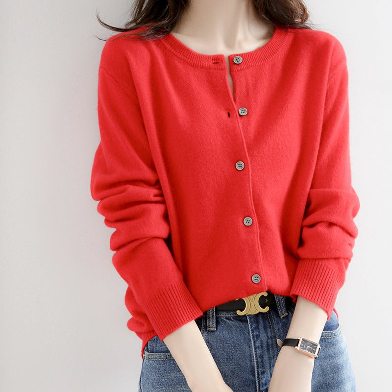 Classic Ladies Simple Knit Sweater
