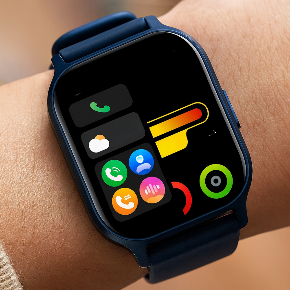Slim Fitness Tracker with Bluetooth and Heart Rate Monitor