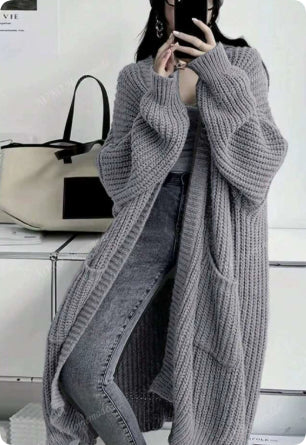 Pink | Soft Knitted Coat with Elegant Style