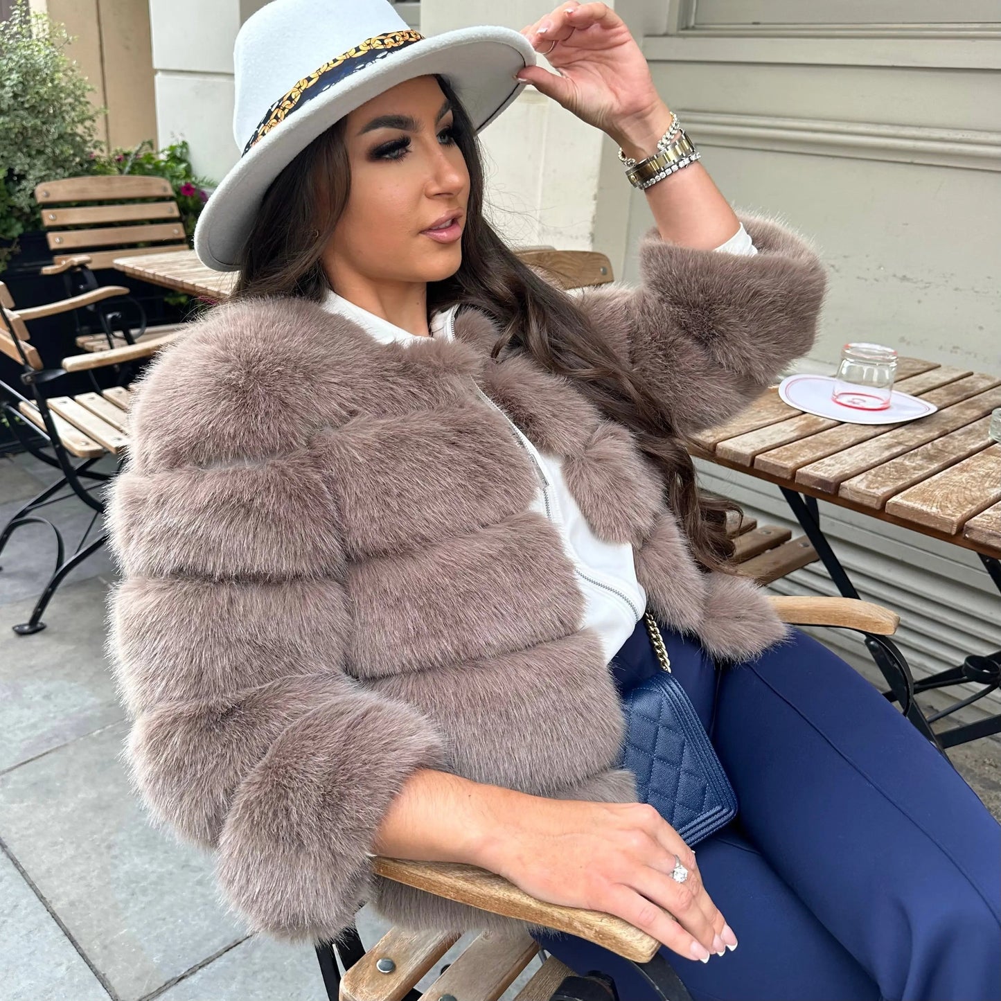 Aurie Women's Faux Fur Coat