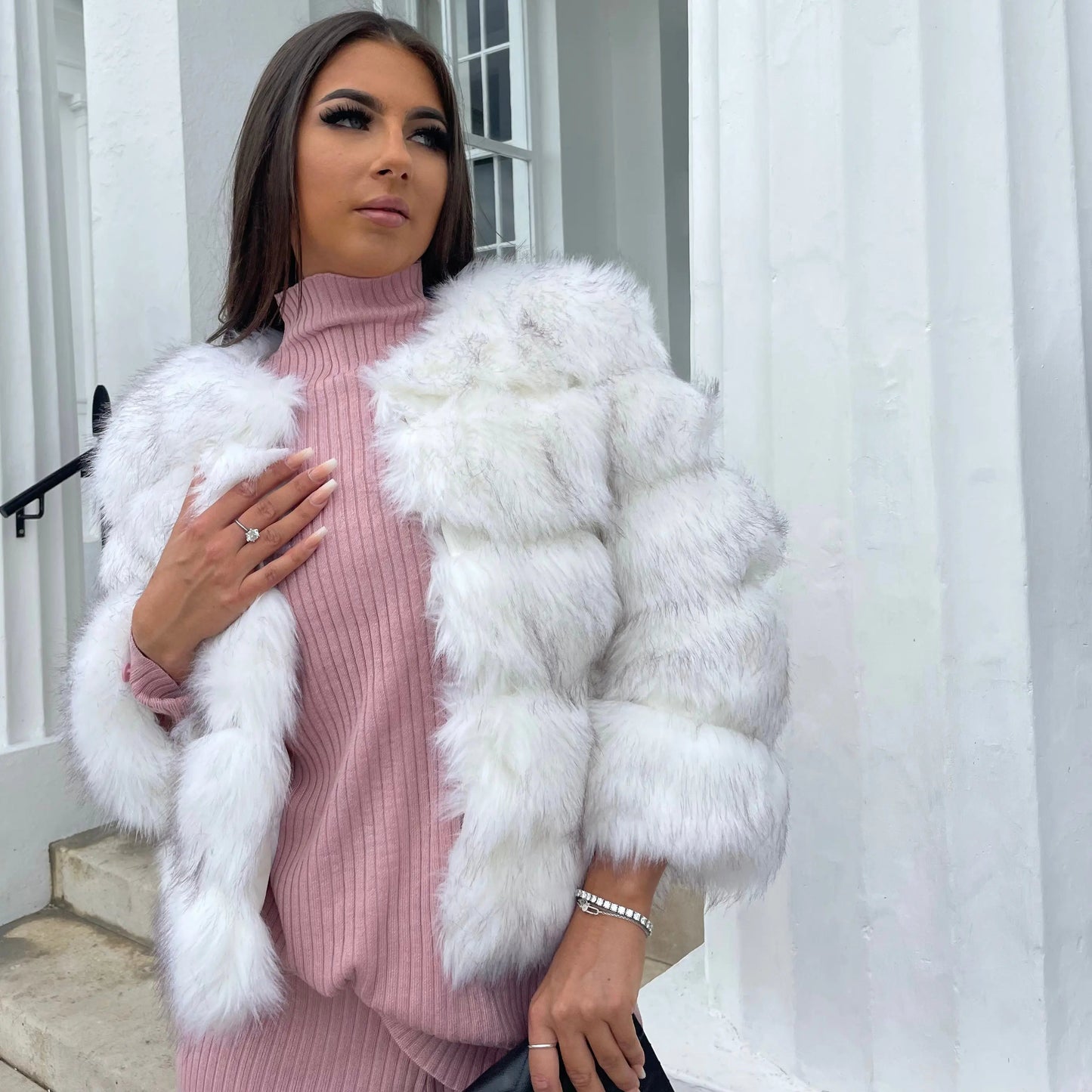 Aurie Women's Faux Fur Coat