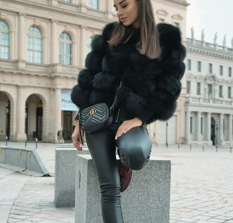 Aurie Women's Faux Fur Coat