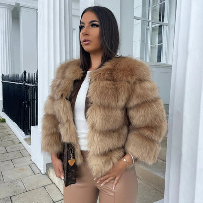 Aurie Women's Faux Fur Coat