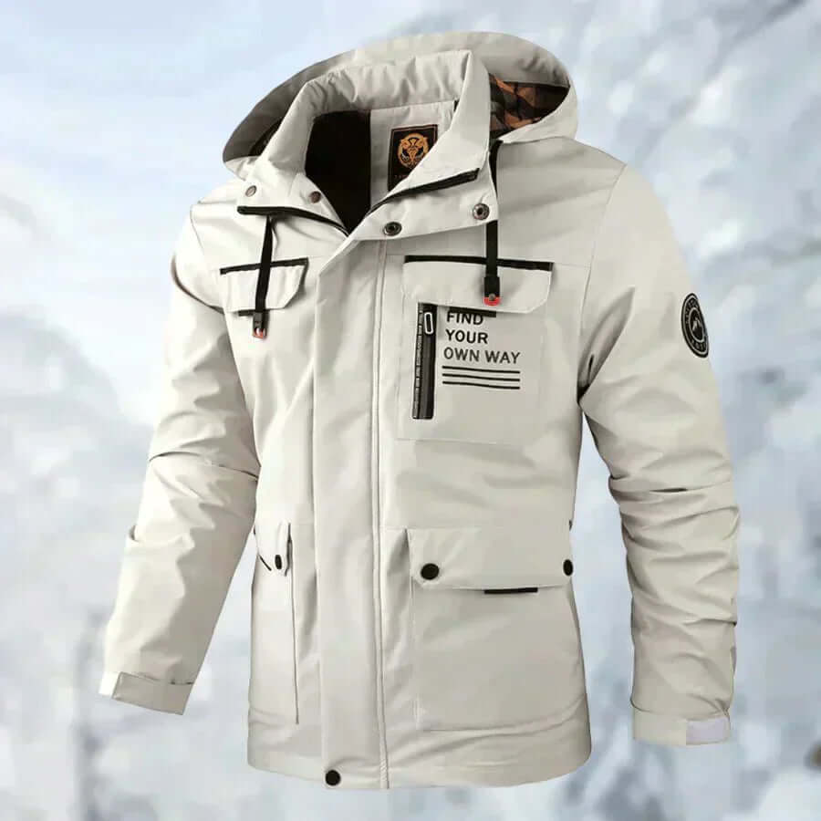Azie Men's Waterproof Down Jacket - OutfitLondon
