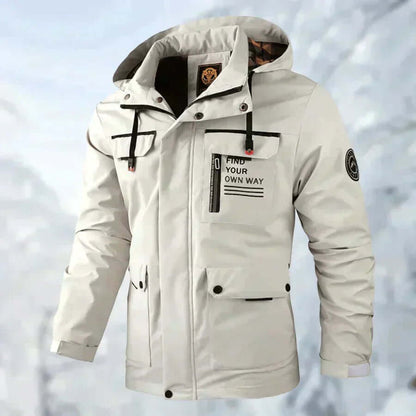 Azie Men's Waterproof Down Jacket - OutfitLondon