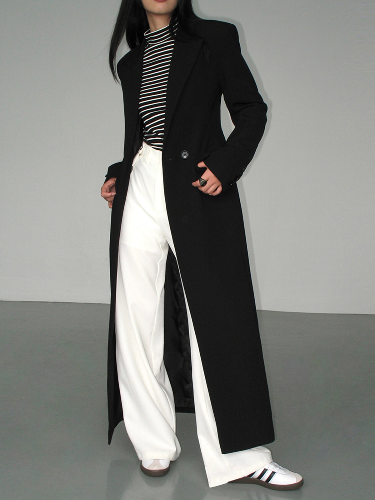 Fit and Flare Maxi Dress Blazer - OutfitLondon