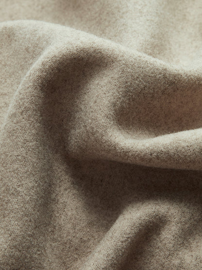 Classic Double Breasted Wool Trench Coat