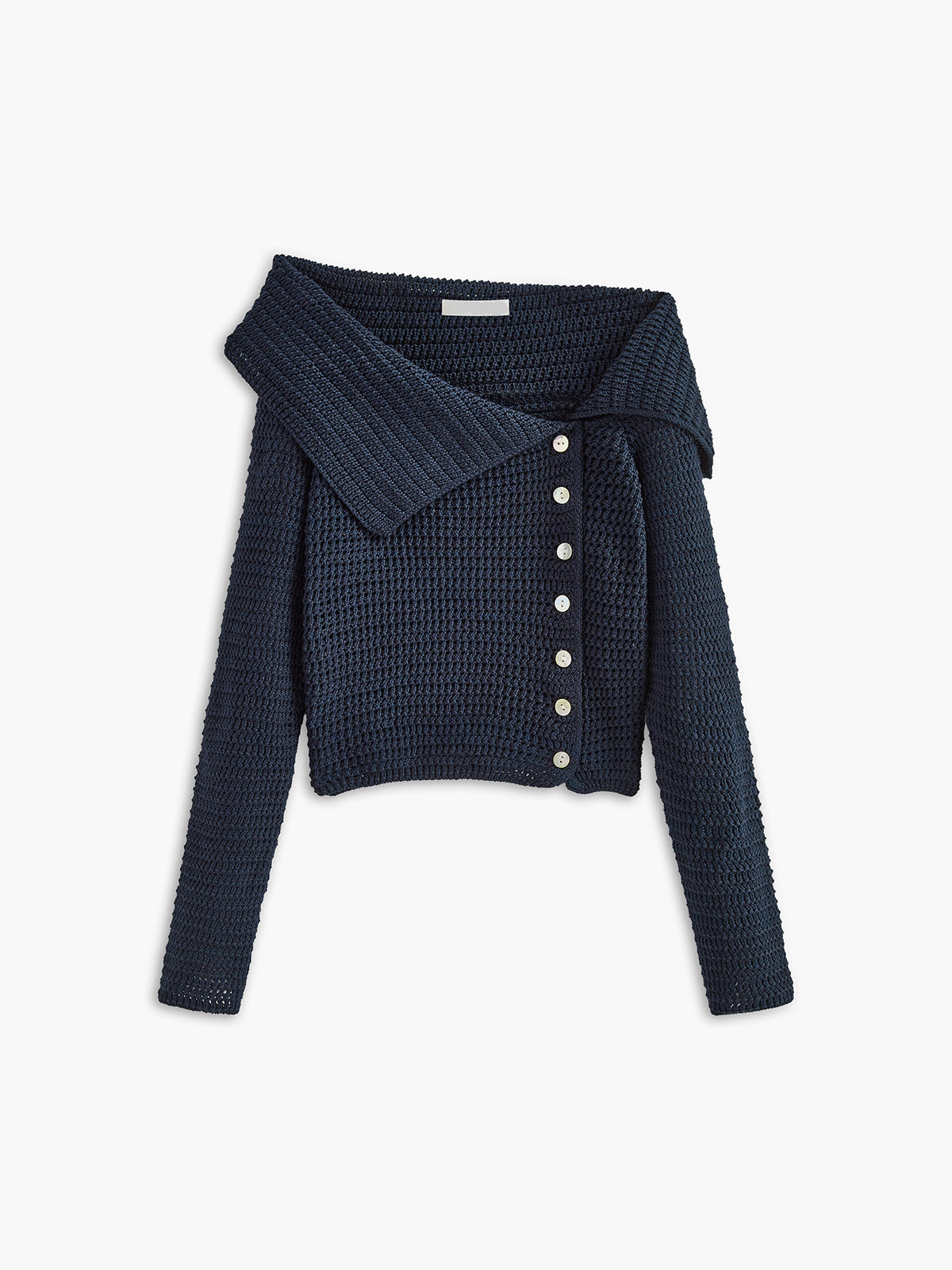 Fashionable Ladies' Off The Shoulder Sweater - OutfitLondon