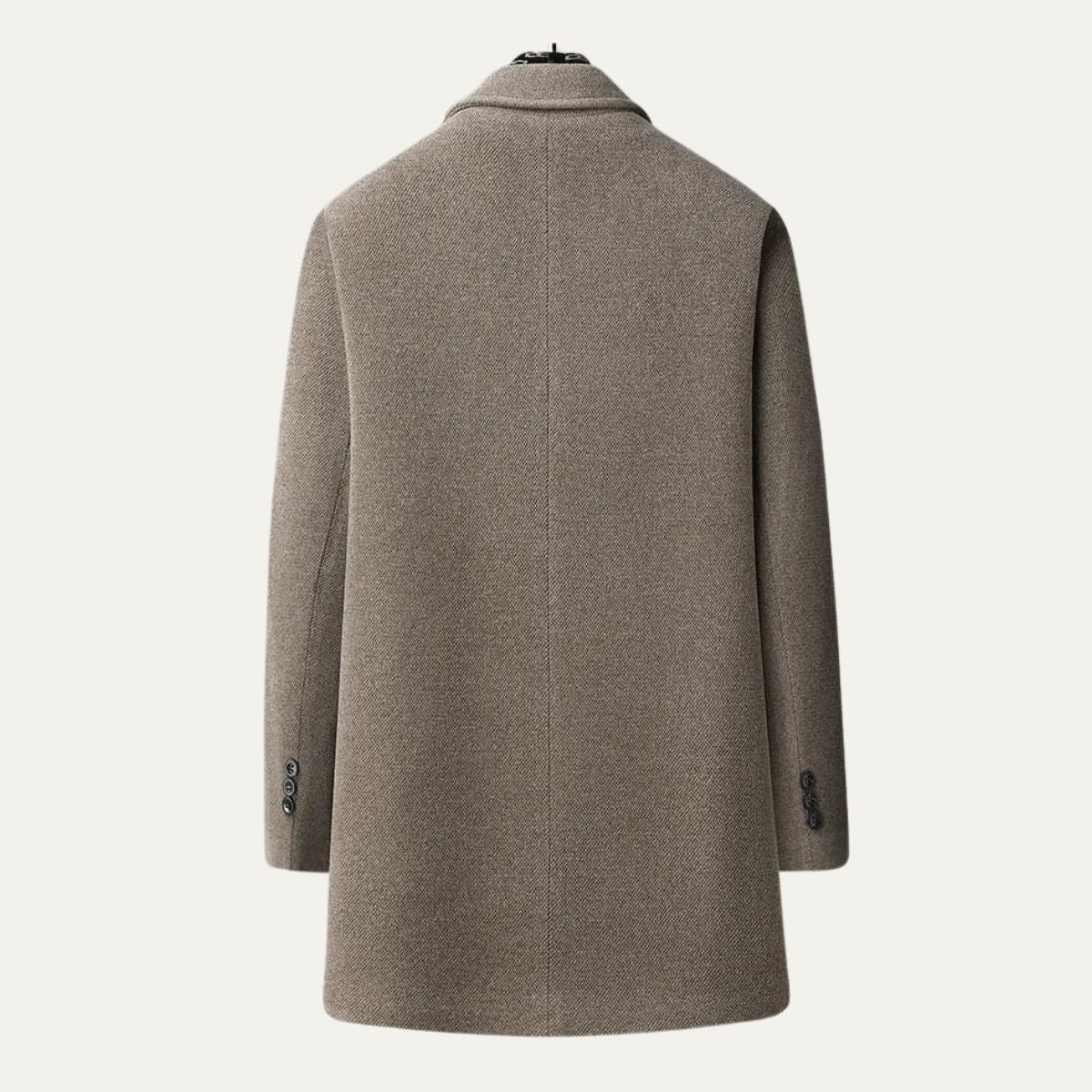 Warm Mens Wool Overcoat Business Long Jacket