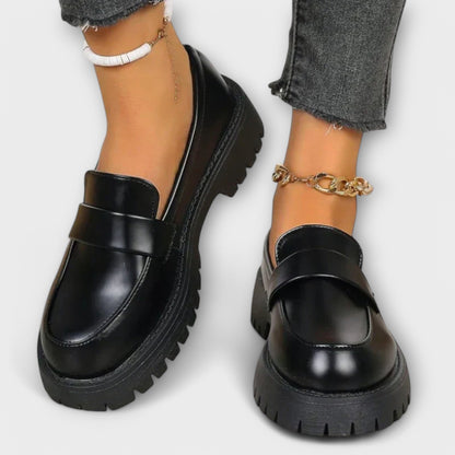 Comfortable Women's Slip On Moccasin Shoes with Low Heels
