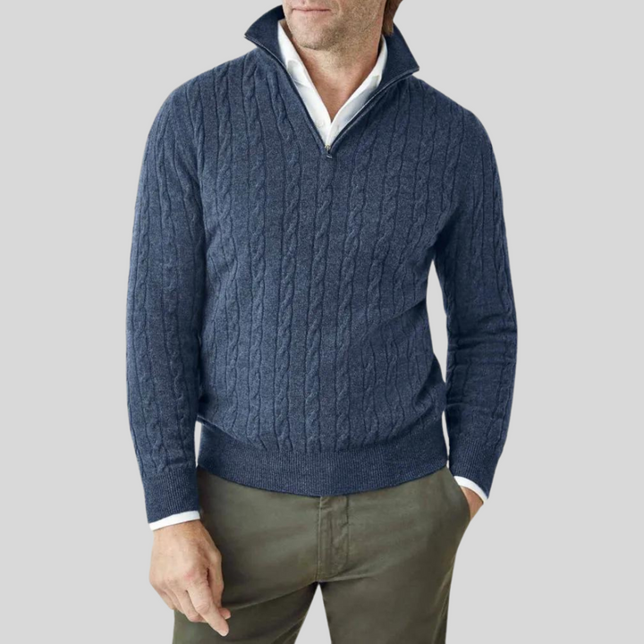 Luxury Soft Men's Cashmere Pullover Sweatshirt