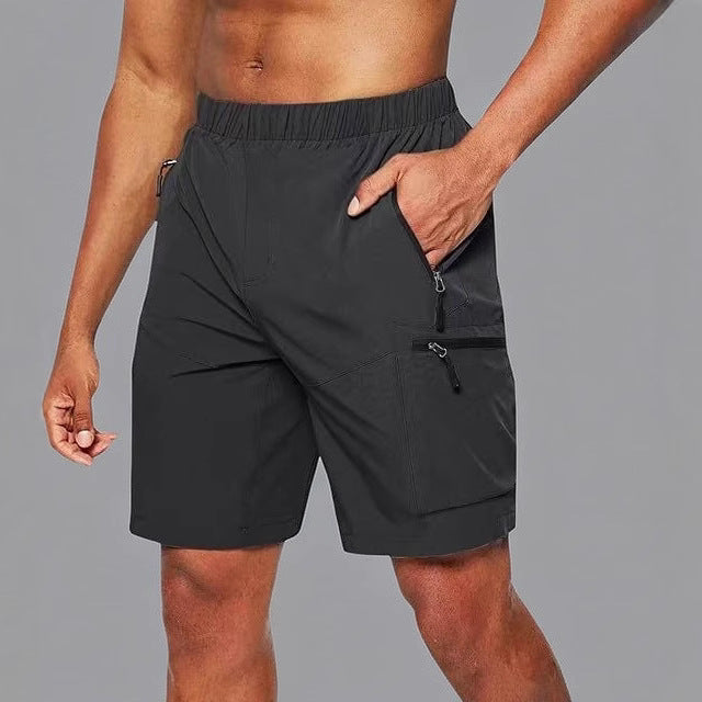 Fast Drying Running Shorts with Secure Zip Pockets