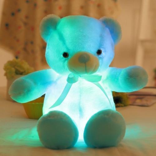 Fun Colorful LED Plush Teddy Bear Night Light