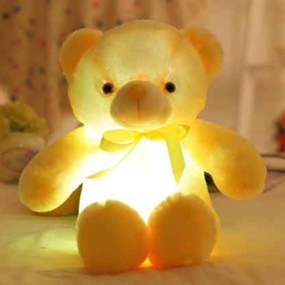 Fun Colorful LED Plush Teddy Bear Night Light