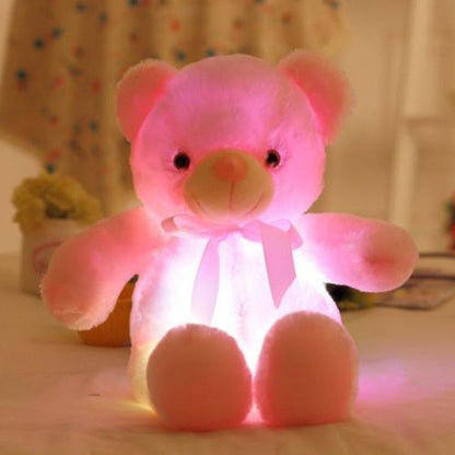 Fun Colorful LED Plush Teddy Bear Night Light