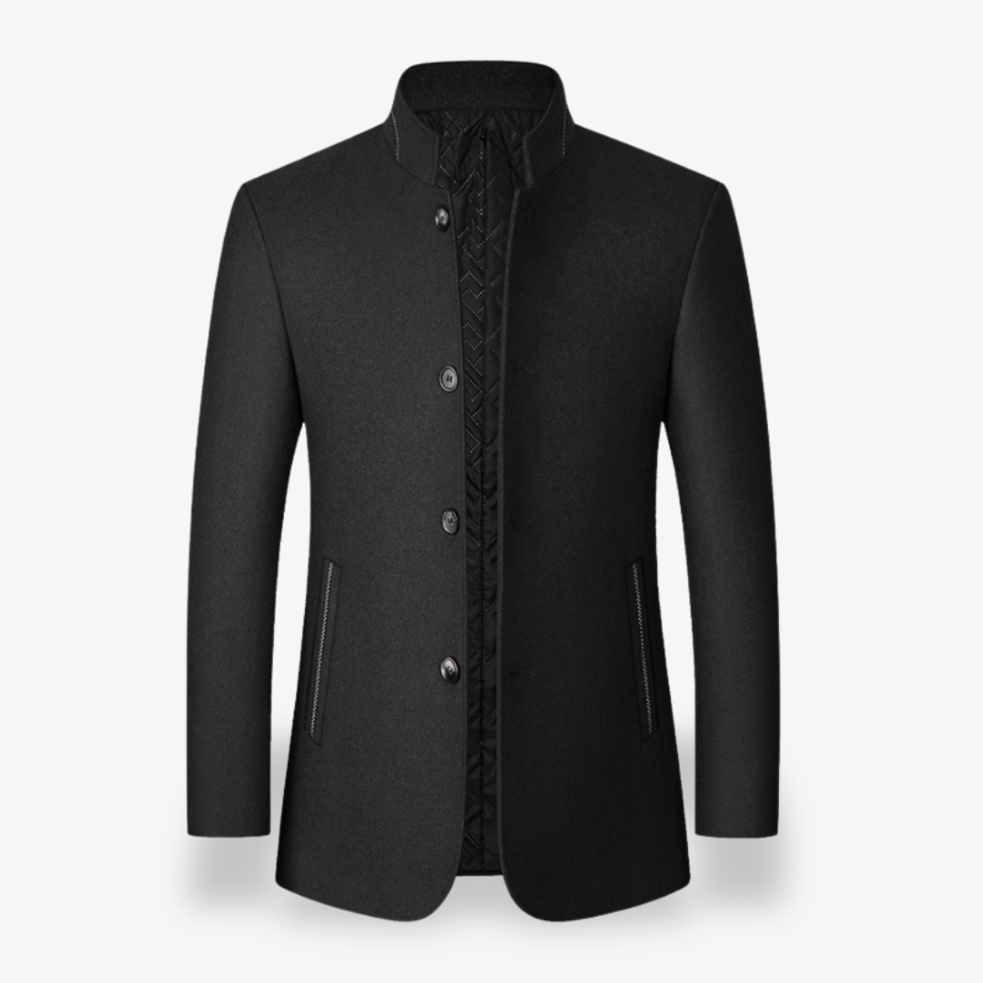Relaxed Fit Mens Wool Jacket
