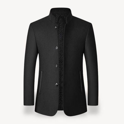 Relaxed Fit Mens Wool Jacket