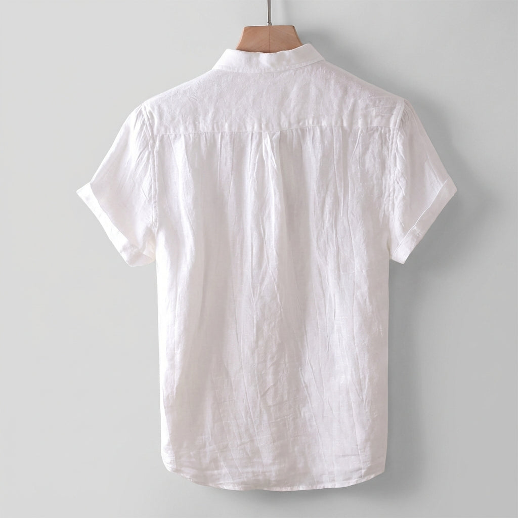 Casual Fit Short Sleeve Collar Shirt