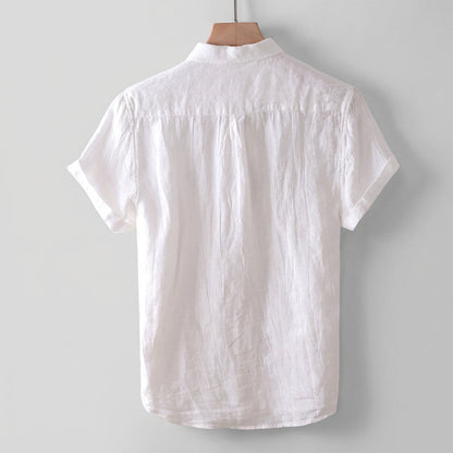 Casual Fit Short Sleeve Collar Shirt