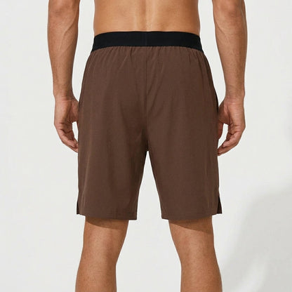 Comfortable Casual Shorts with Elastic Waist and Pockets