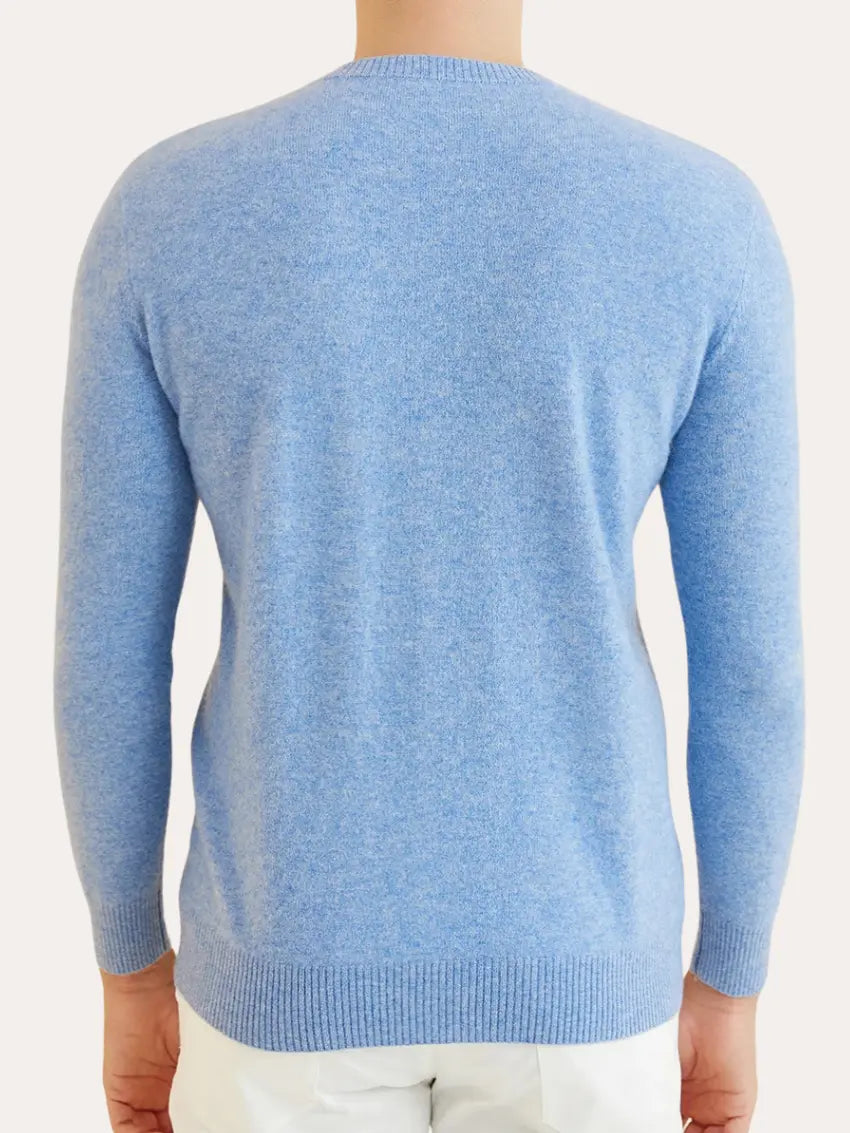 Timeless Navy Crew Neck Sweater