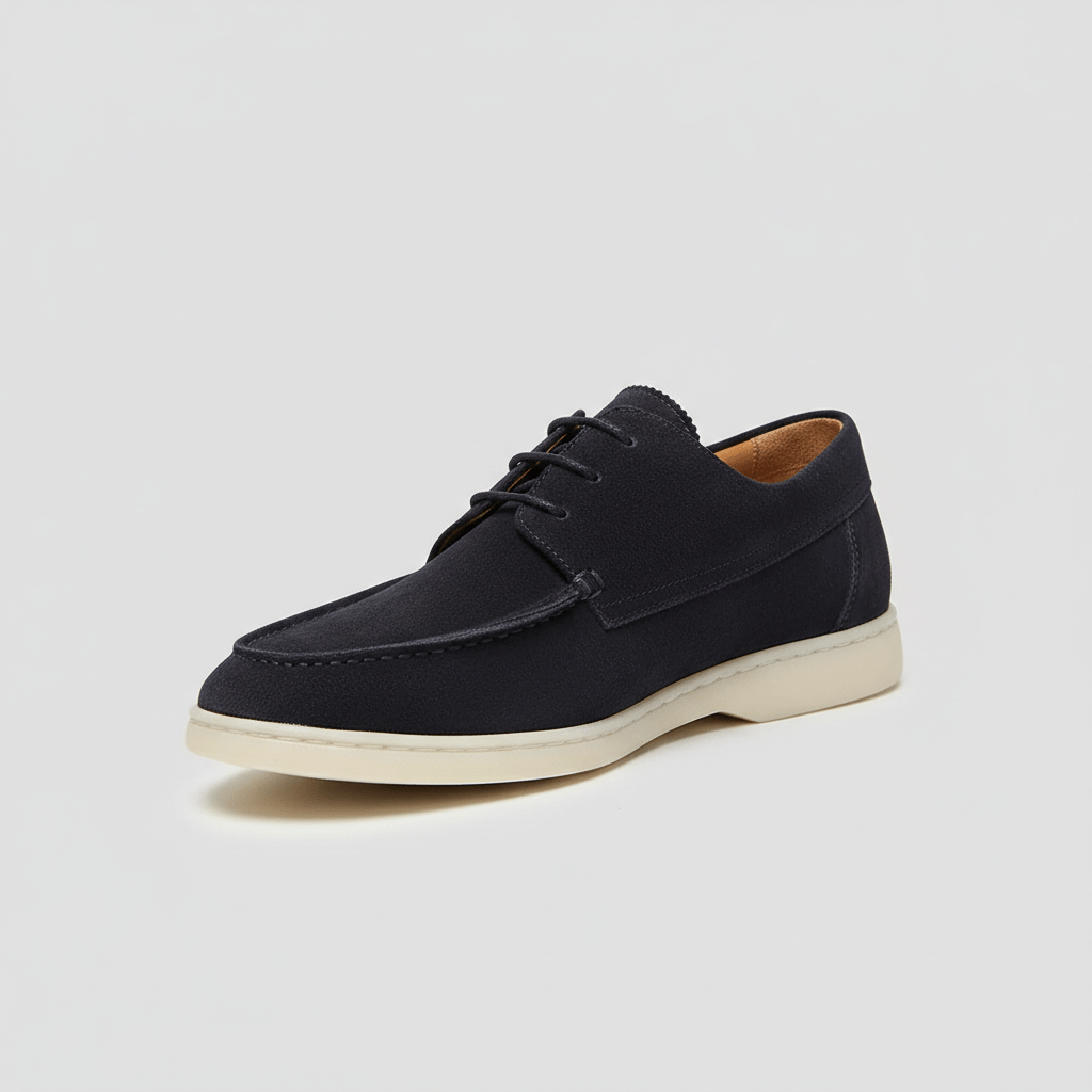 Comfortable Slip-On Leather Loafers with Padded Insoles - OutfitLondon