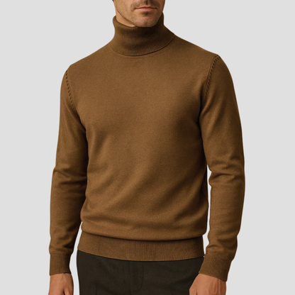 Women's Classic Slim Fit Turtleneck Sweater - OutfitLondon