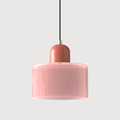 Sleek Glass Hanging LED Pendant Light Fixture - OutfitLondon
