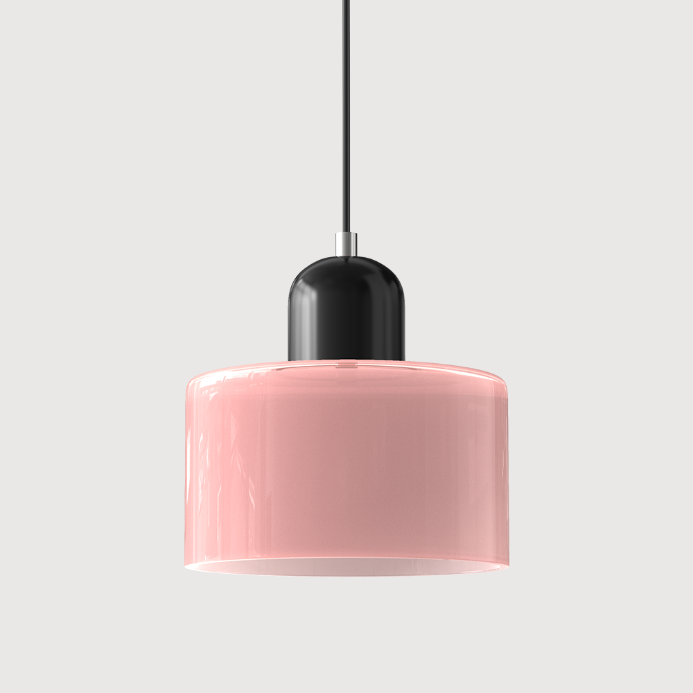 Sleek Glass Hanging LED Pendant Light Fixture