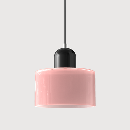Sleek Glass Hanging LED Pendant Light Fixture