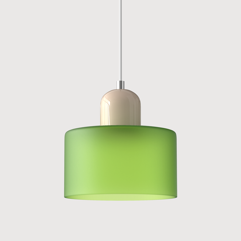 Sleek Glass Hanging LED Pendant Light Fixture