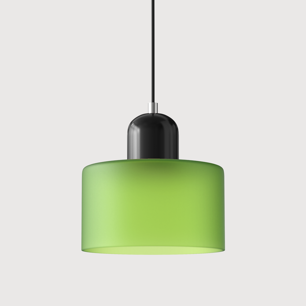 Sleek Glass Hanging LED Pendant Light Fixture