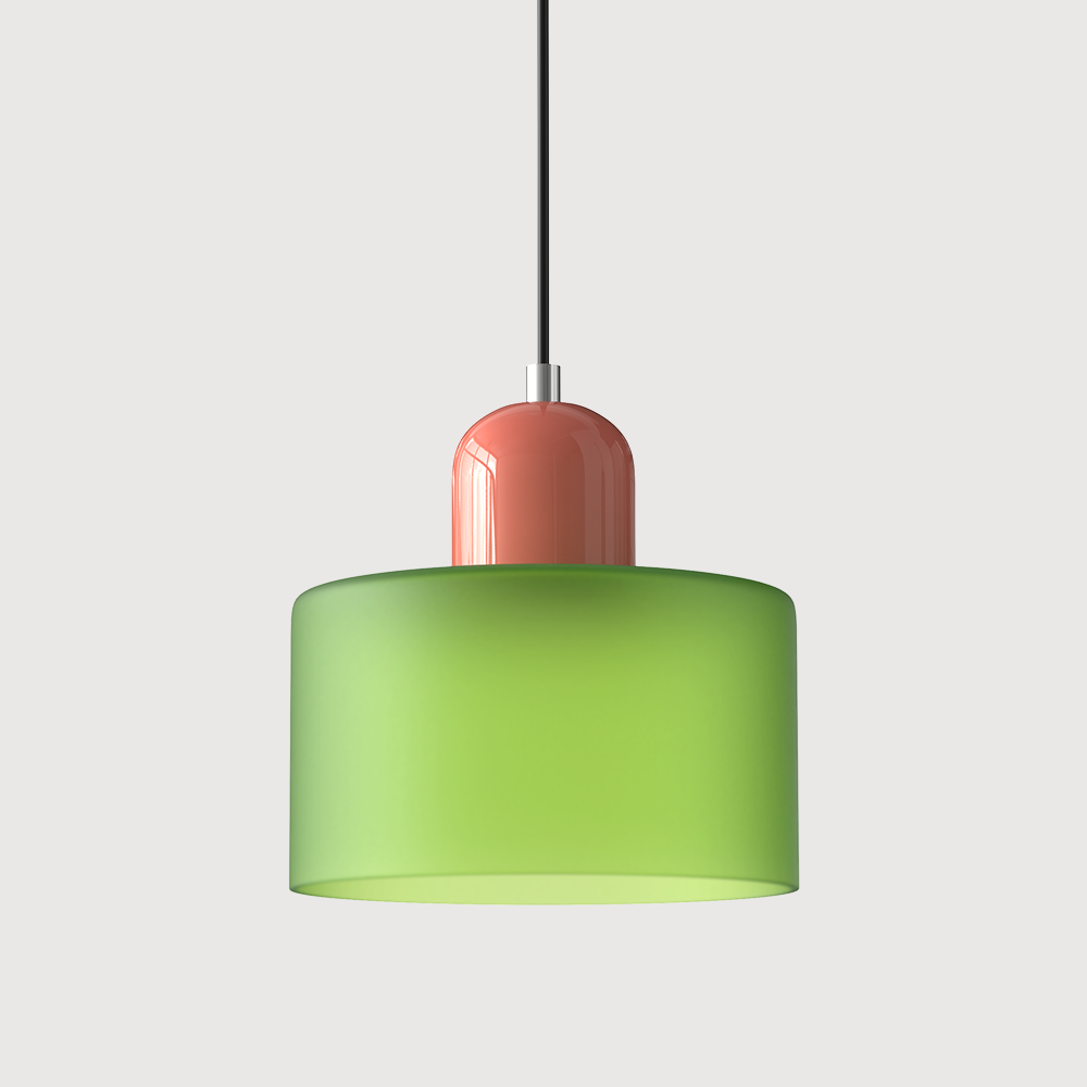 Sleek Glass Hanging LED Pendant Light Fixture