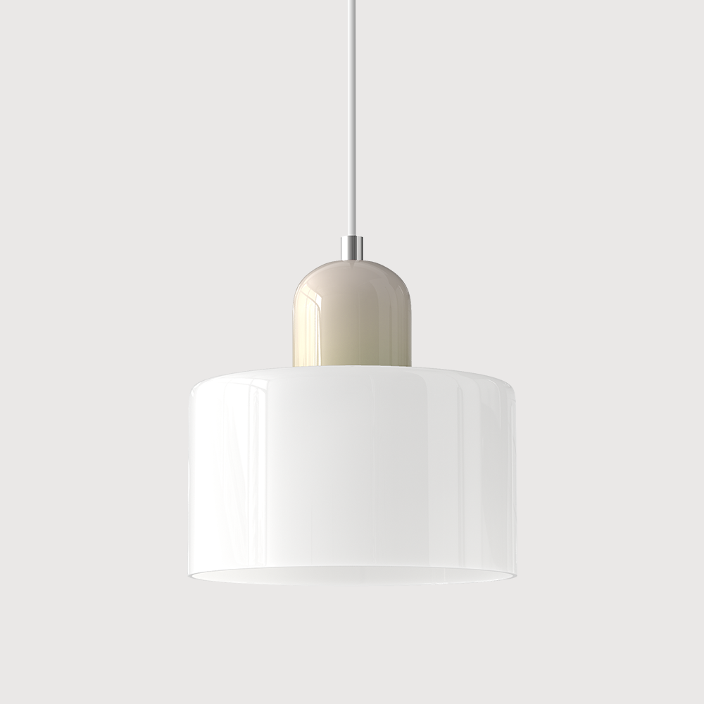Sleek Glass Hanging LED Pendant Light Fixture