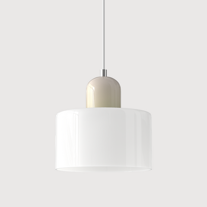 Sleek Glass Hanging LED Pendant Light Fixture