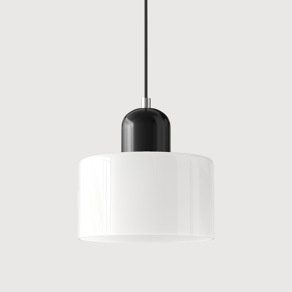 Sleek Glass Hanging LED Pendant Light Fixture