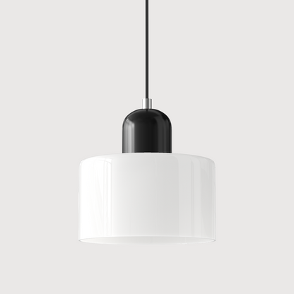 Sleek Glass Hanging LED Pendant Light Fixture
