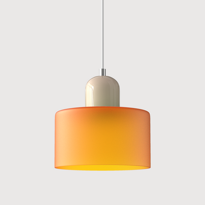 Sleek Glass Hanging LED Pendant Light Fixture