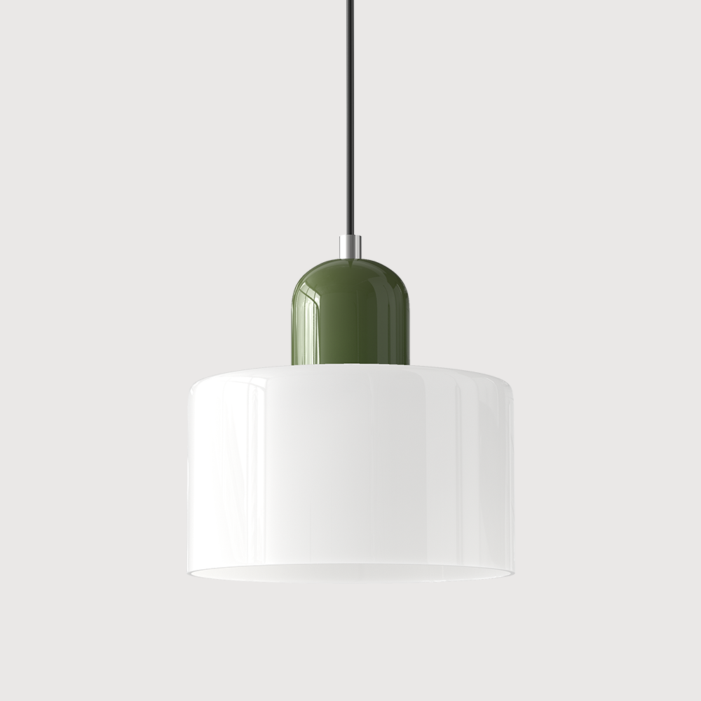 Sleek Glass Hanging LED Pendant Light Fixture