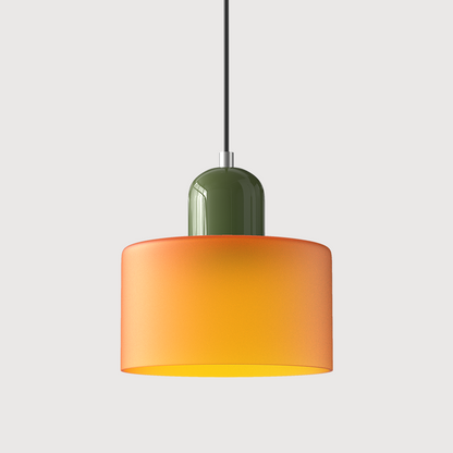 Sleek Glass Hanging LED Pendant Light Fixture